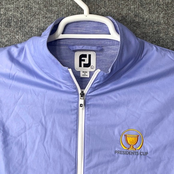 FootJoy Jackets & Blazers - FootJoy FJ Presidents Cup Golf Pullover Jacket Women's Size L Light Blue Stretch